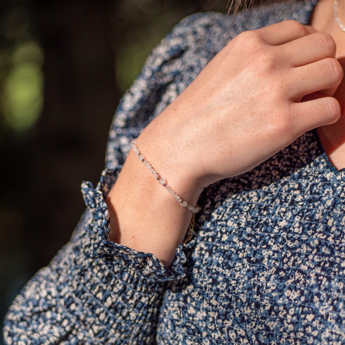 Collier et bracelet Paloma en pierres de Lune
