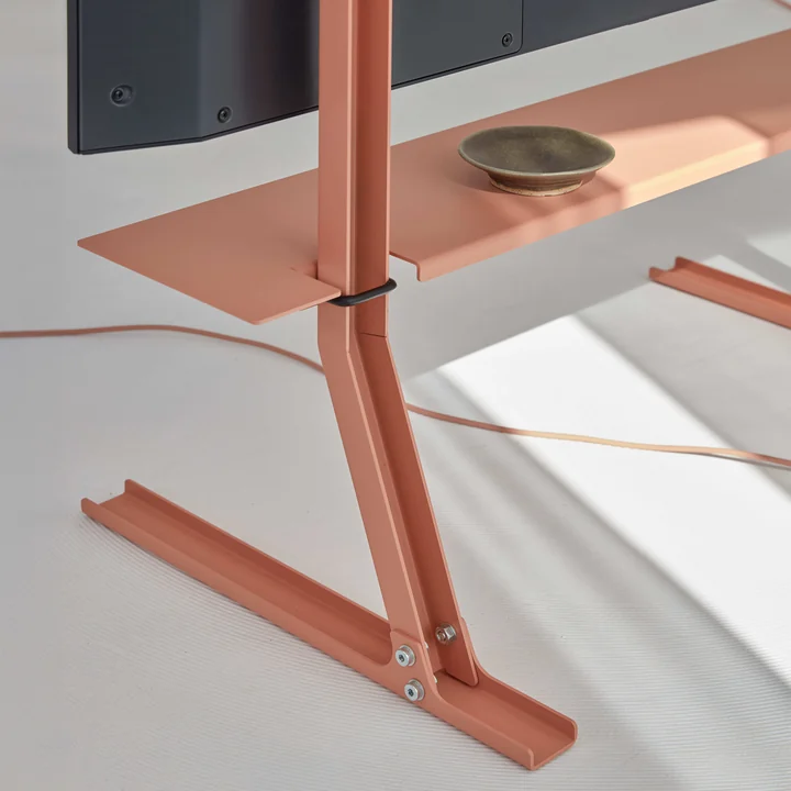 Pedestal - Plate Shelf, dusty rose