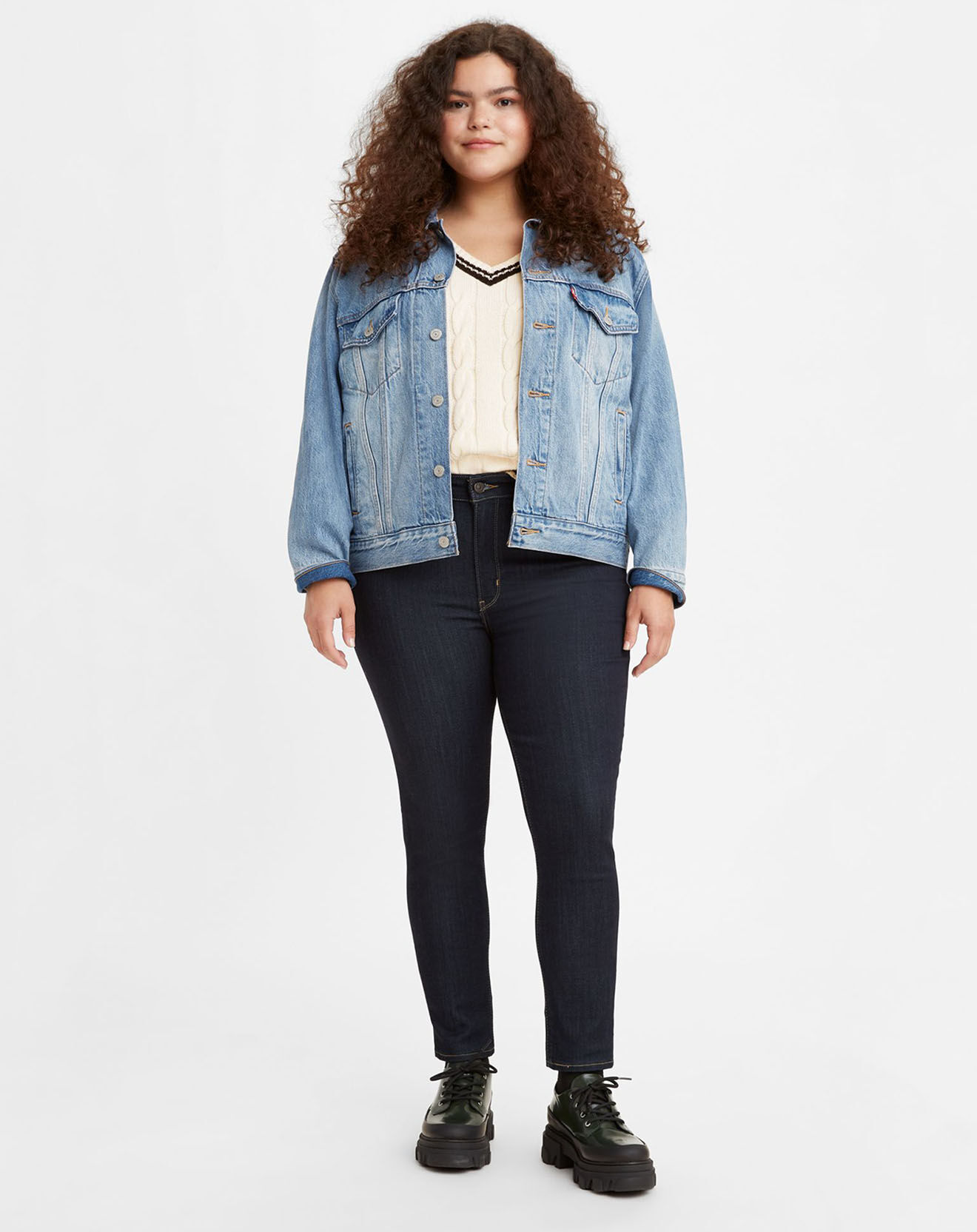 Levi's® Jean 721 taille haute Sculpt with Hypersoft bleu brut