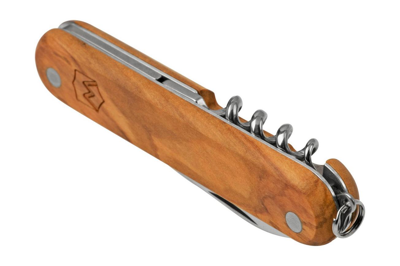 Mercury Multi-Tool Knife 913-3LC Olive Wood, 3 functies, zakmes
