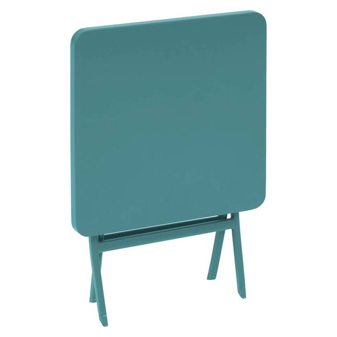 Table d'appoint de jardin pliante carrée GREENSBORO Vert opale