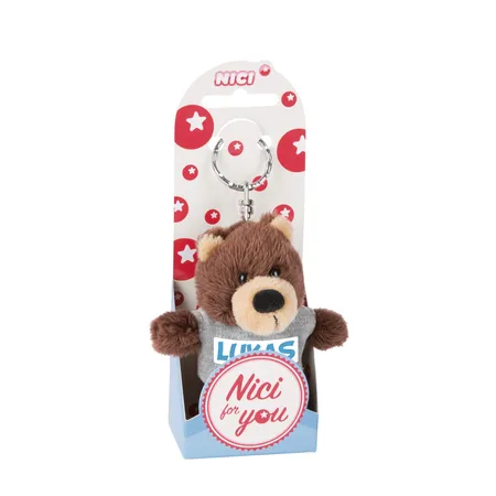 NICI Bär Lukas 10cm Bb SA m. T-shirt