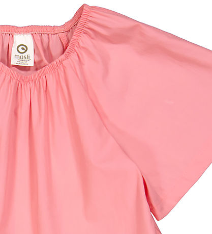 Müsli Kleid - Popeline - Kaugummi