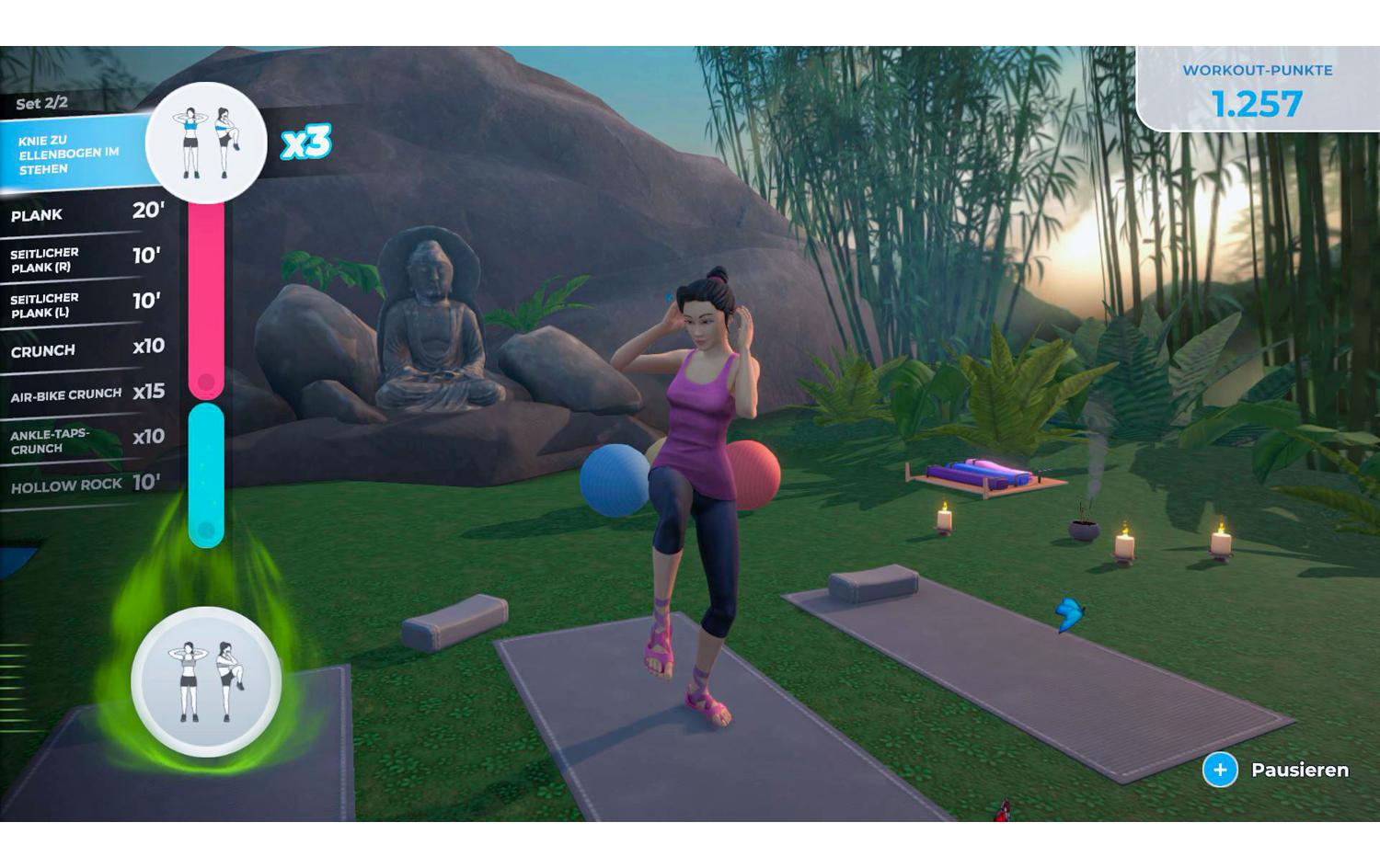 Let's Get Fit BundleFitnessspiel mit Sportgürtel-Set für die Switch