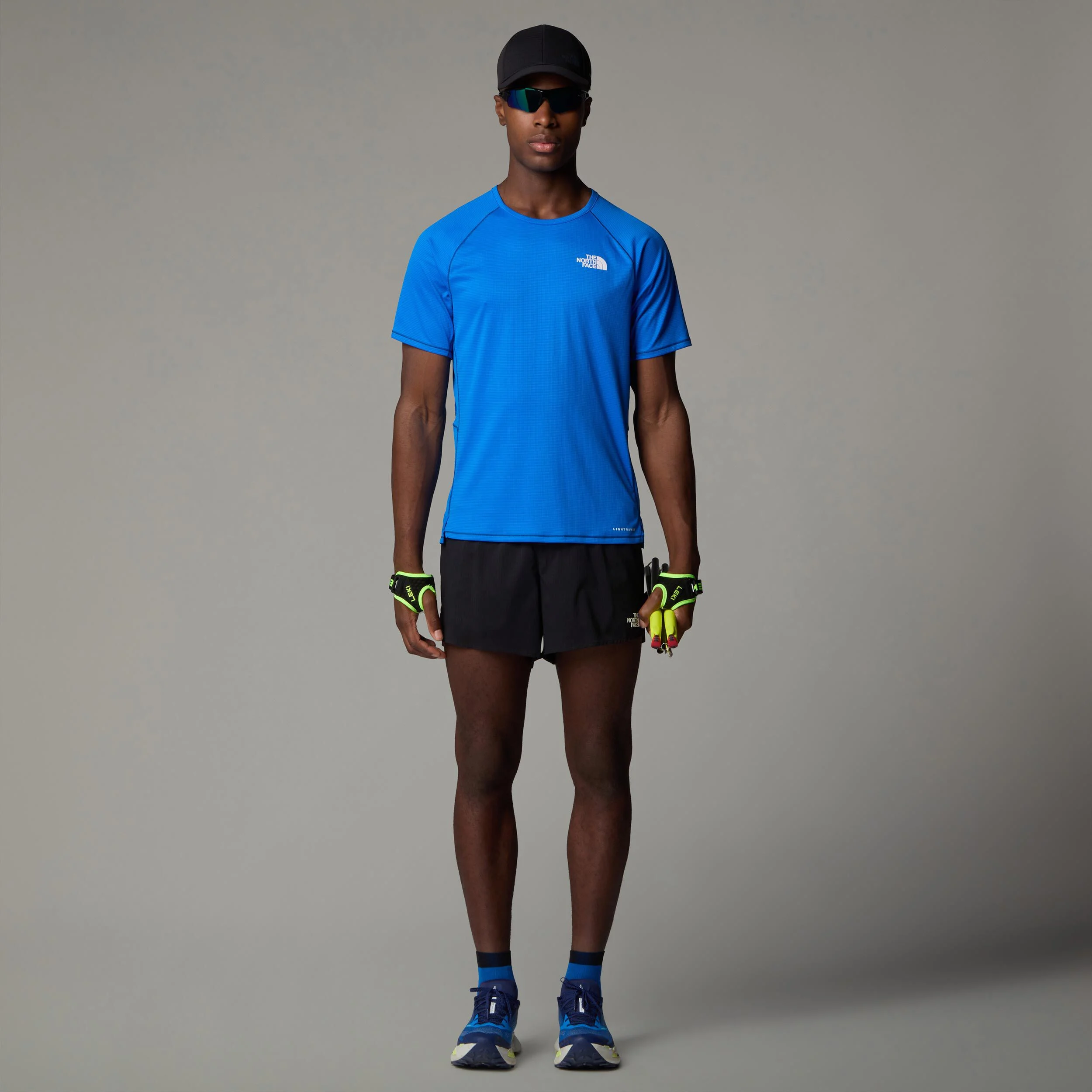 The North Face Sunriser Tee Maillot De Course Hommes - Bleu