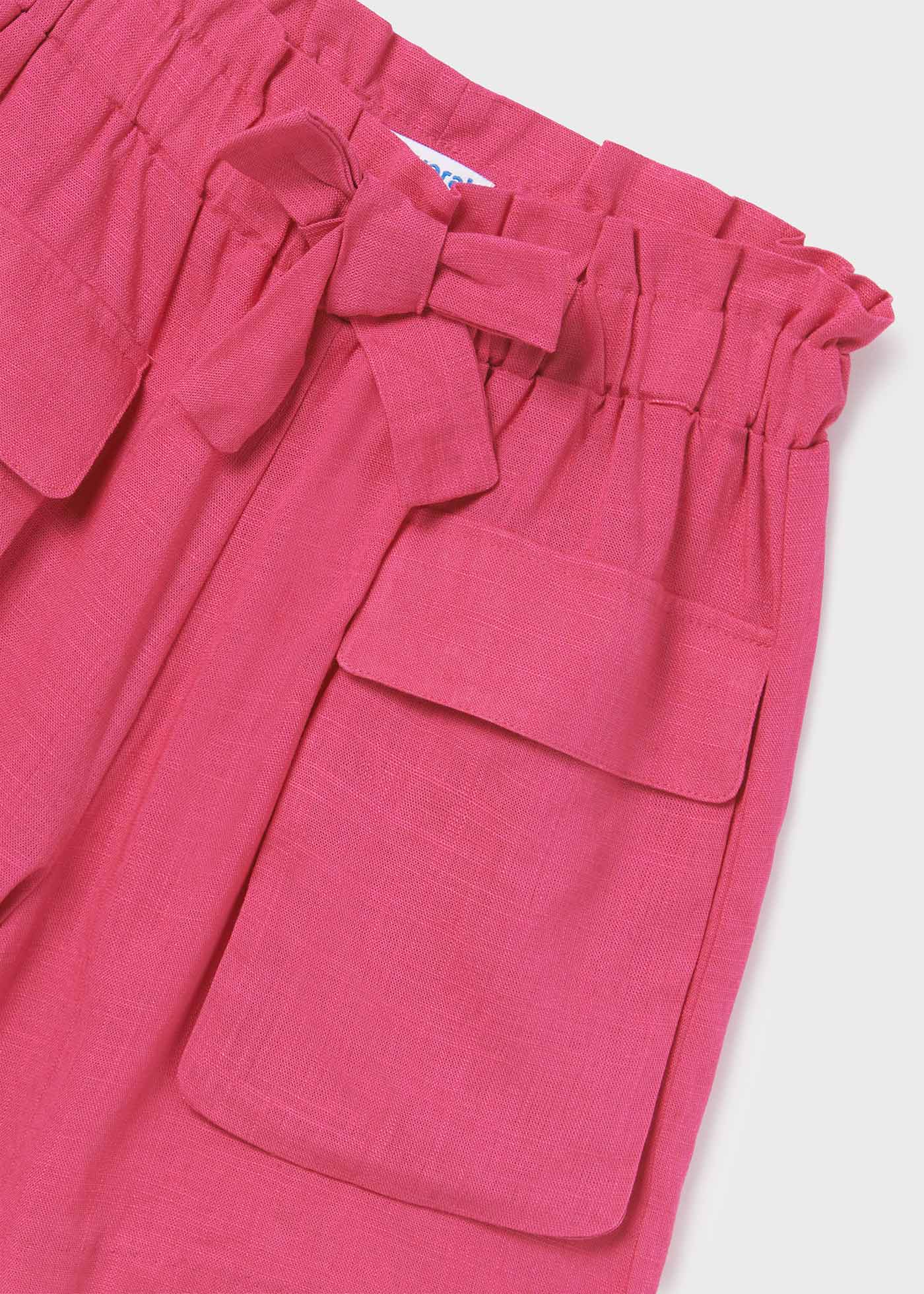 Calções de linho para meninas