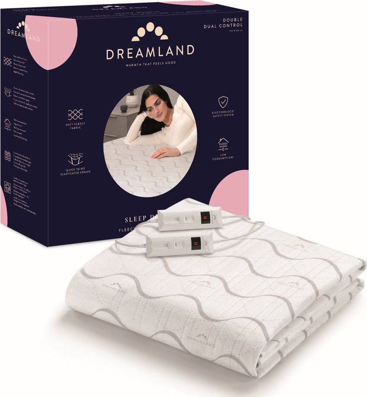 Dreamland - 16968 - Matrasverwarmer - Dubbel - Zacht - Elektrisch