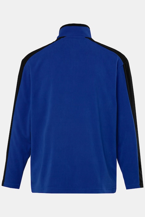 Boston Park Fleecejacke, zweifarbig, Stehkragen