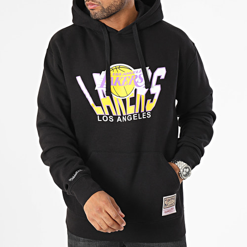 Sweat Capuche Retrodome Los Angeles Lakers Noir