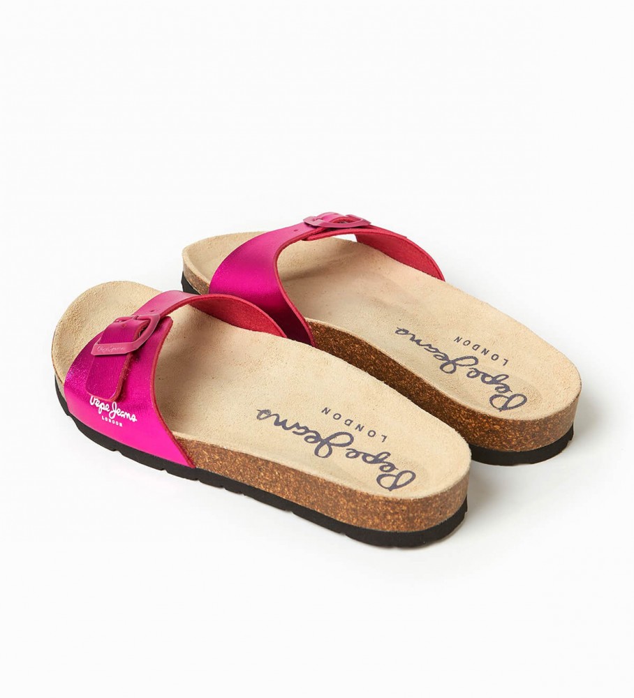 Sandálias anatômicas Pepe Jeans Oban Metal rosa