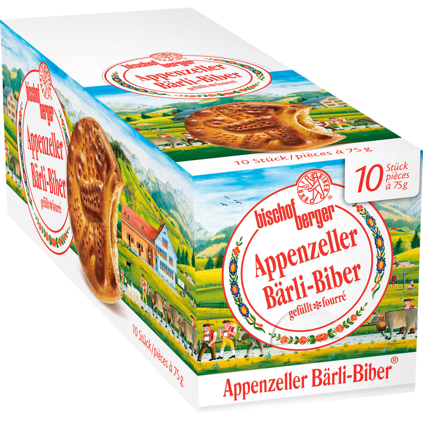 Bischofberger Appenzeller Bärli-Biber 10 x 75 g