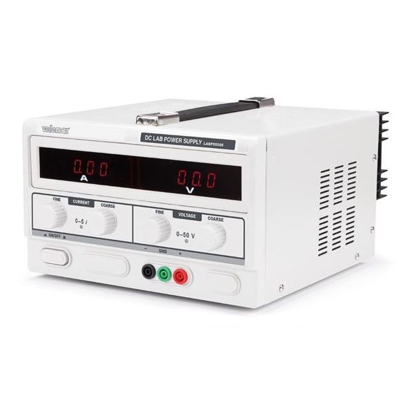 Velleman Fonte Alimentação 0-50V / 0-5A Duplo Mostrador - PS5005