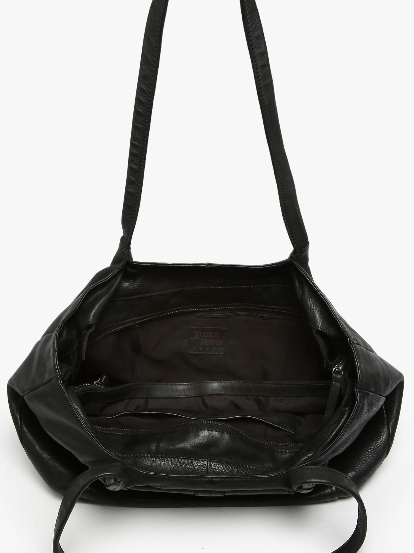sac port paule Utility cuir BASILIC PEPPER