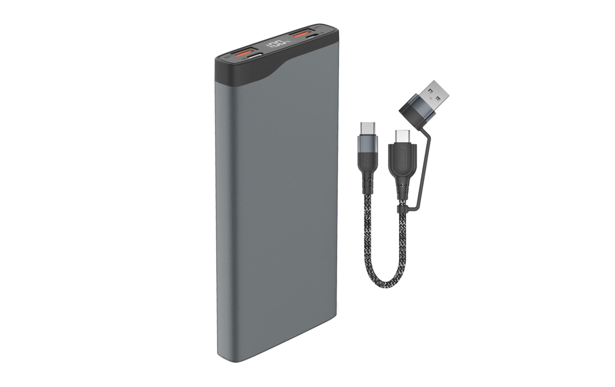 Powerbank VoltHub Pro 10000 mAhMultiport-Powerbank mit modernen Ladestandards