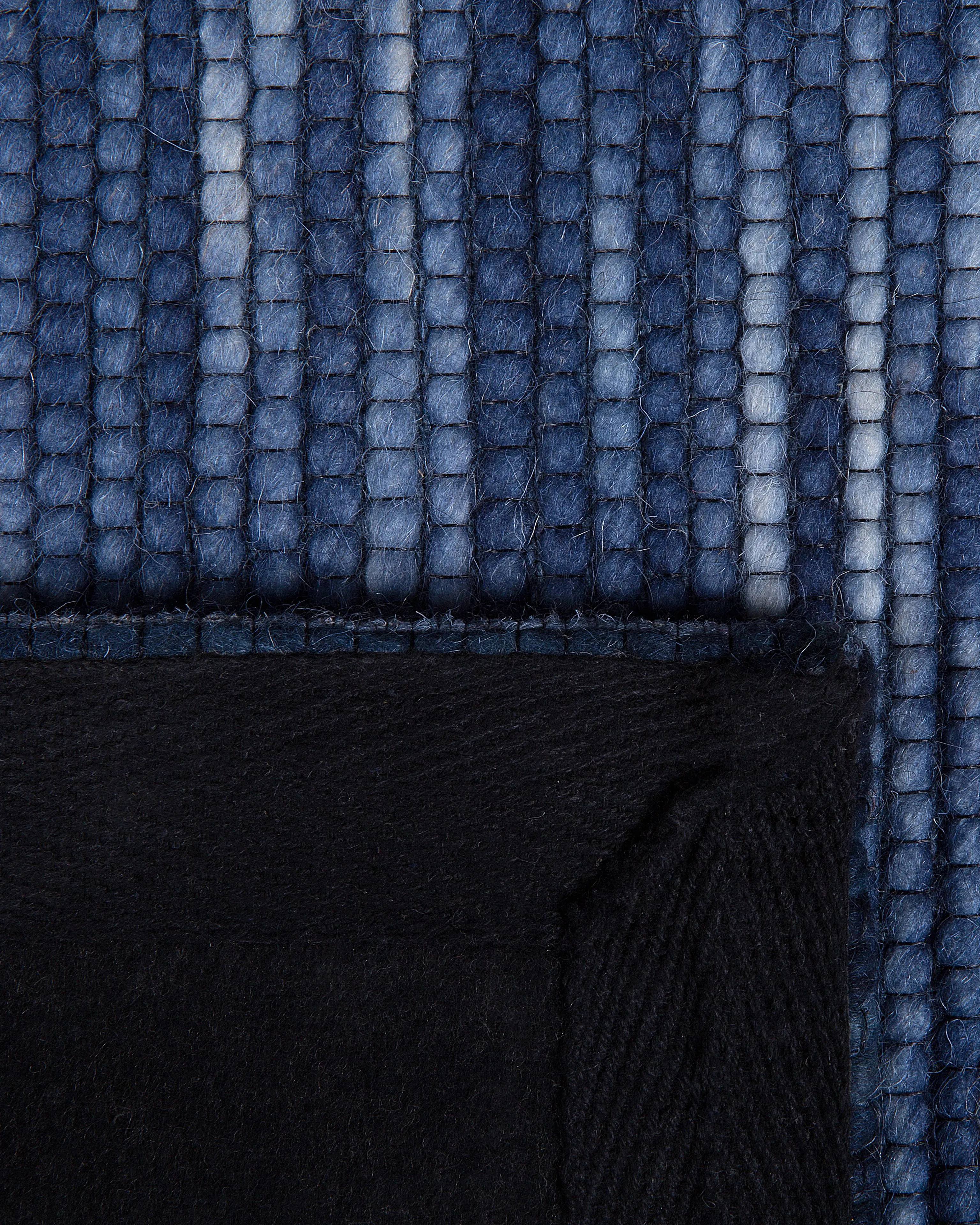 Vloerkleed KAPAKLI Blauw 140 x 200 cm Wol