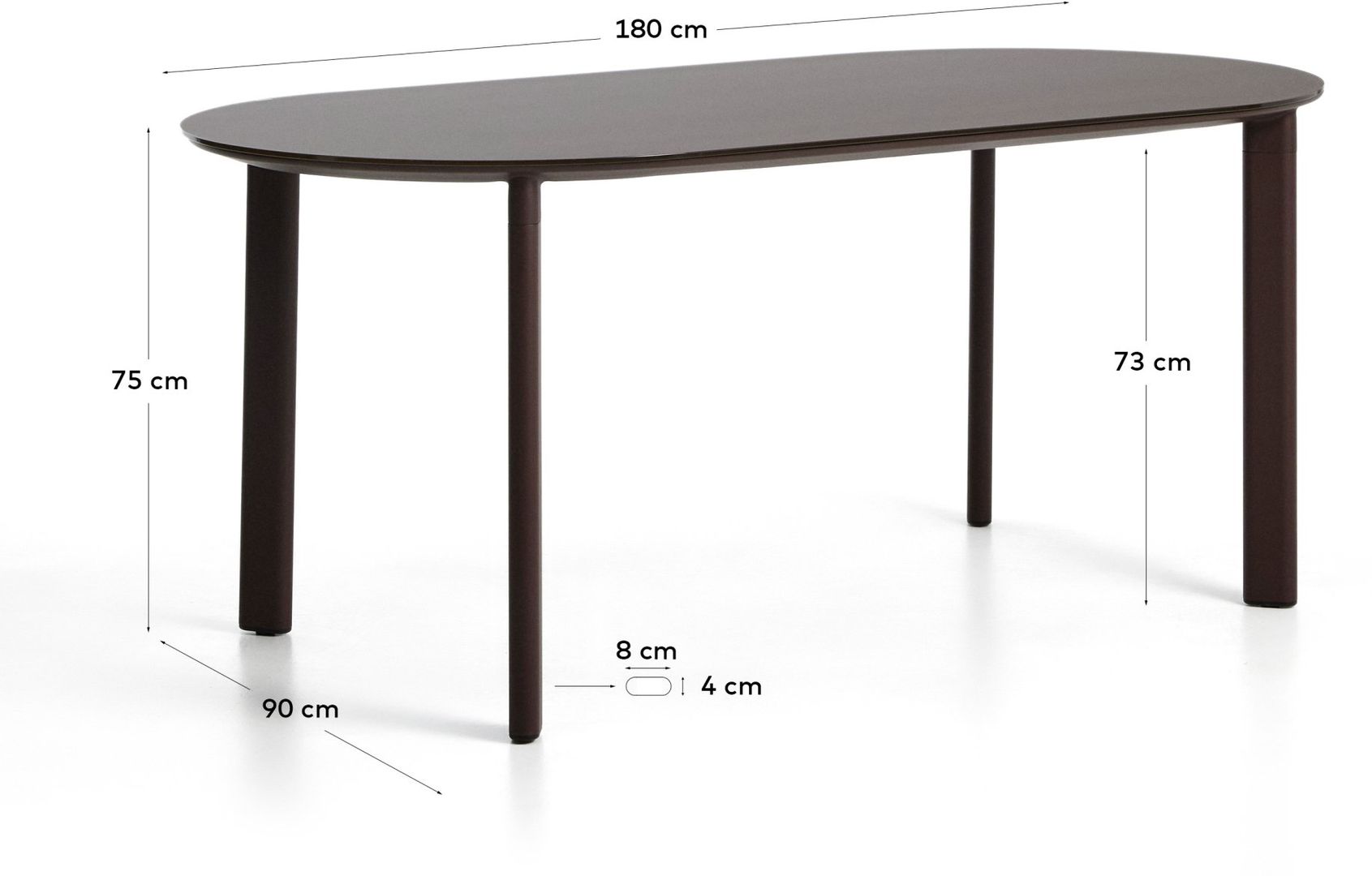 Kave Home   Erice Tuintafel