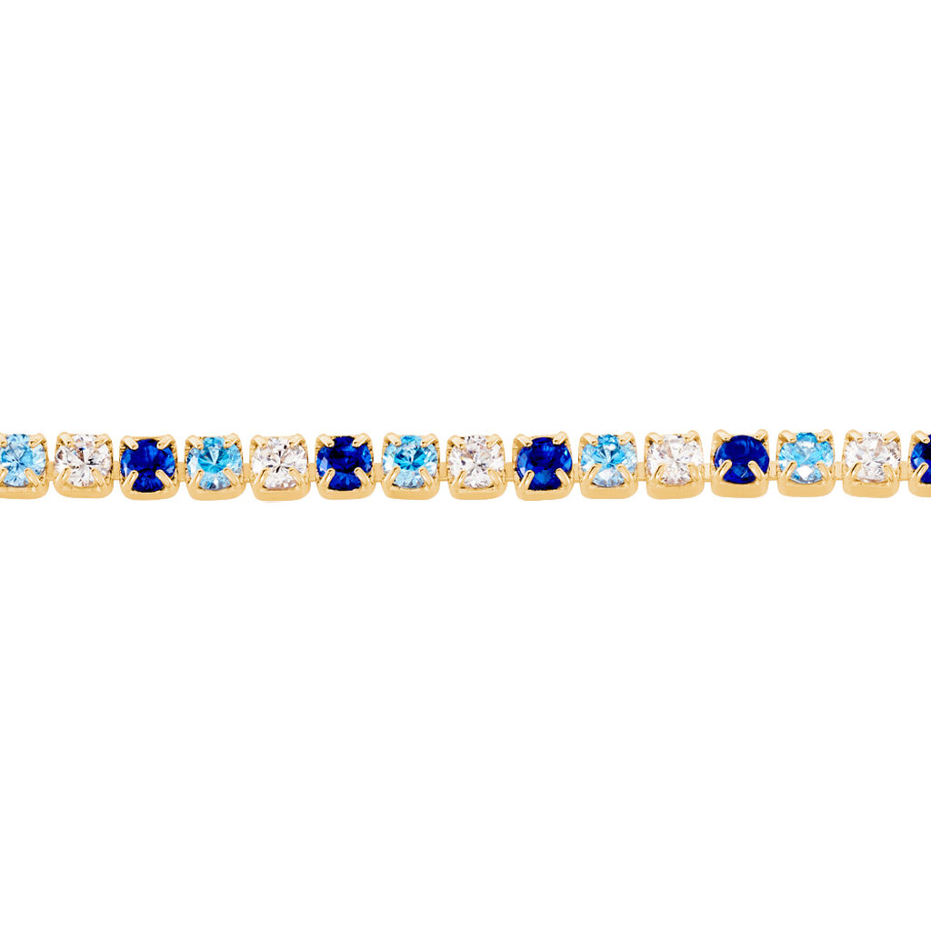 Bracelet Zoelia Plaqué Or Jaune Pierres De Synthèse