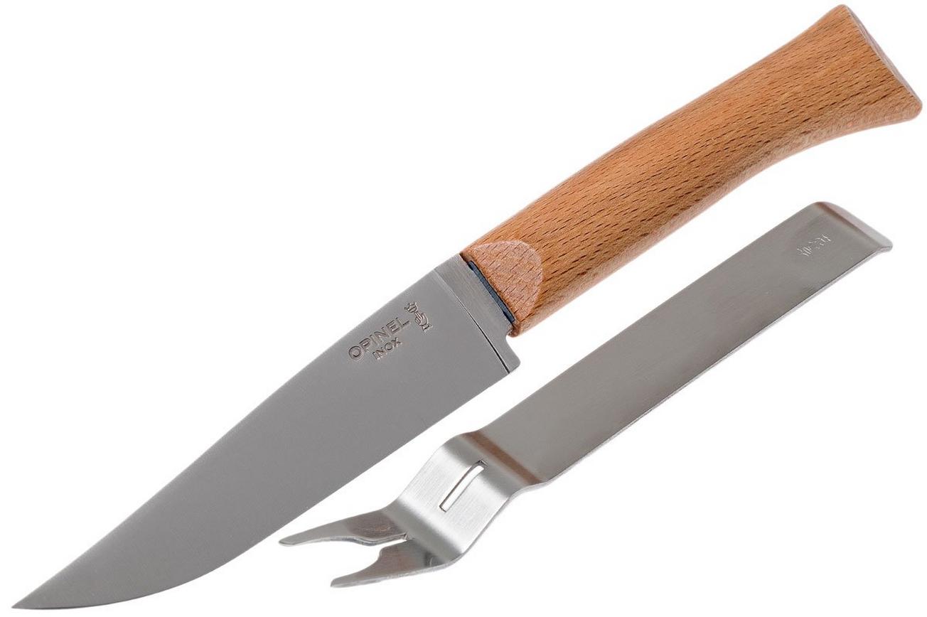 Opinel Cheese set, kaasmes en vork RVS, 001834