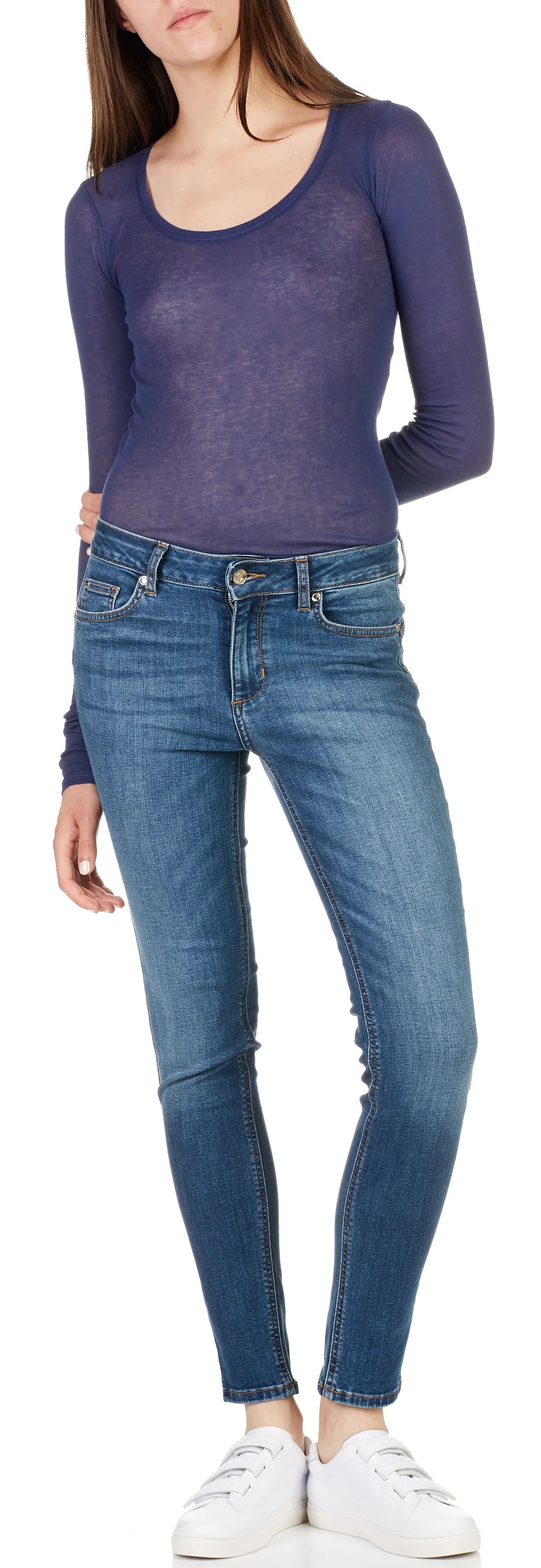 Jean slim bottom-up taille normale | Jean brut