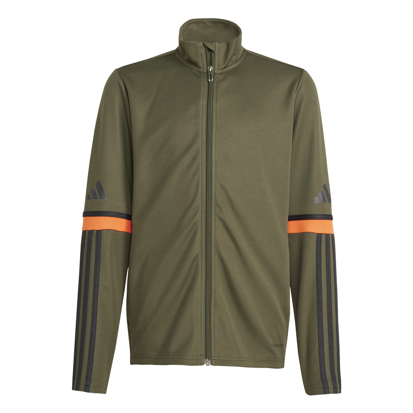 adidas Squadra 25 Trainingspak Full-Zip Kids Donkergroen Zwart Oranje