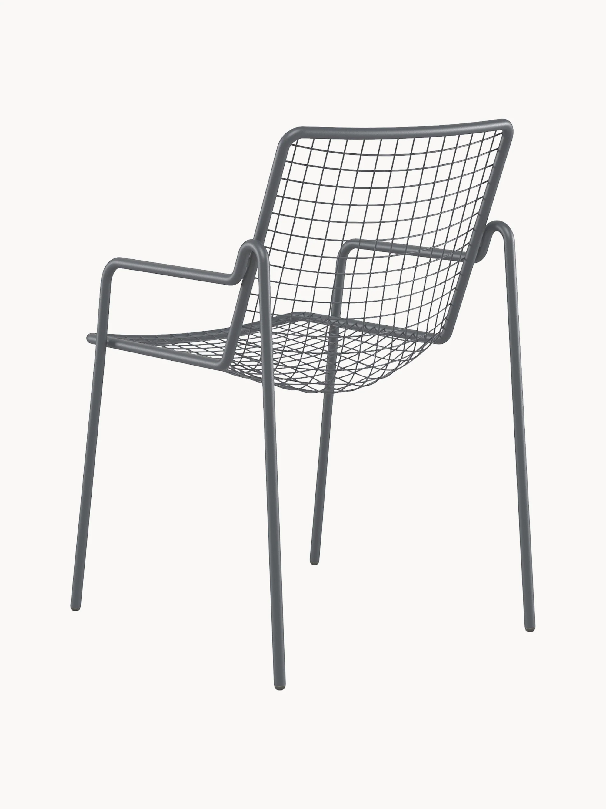 Stapelbare tuinstoel Rio R50 met armleuningen