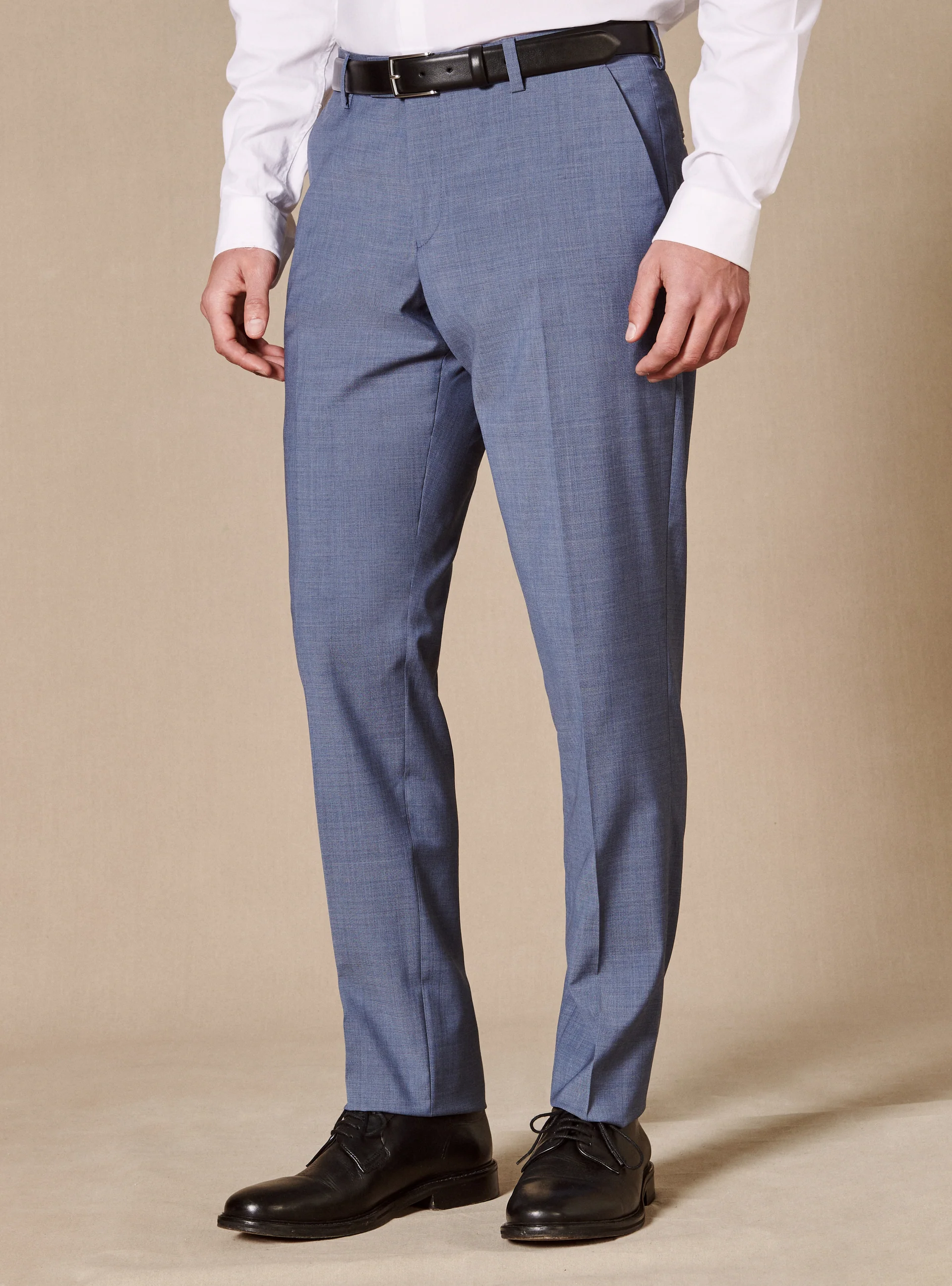 Pantalon de Costume en laine Jones Celeste