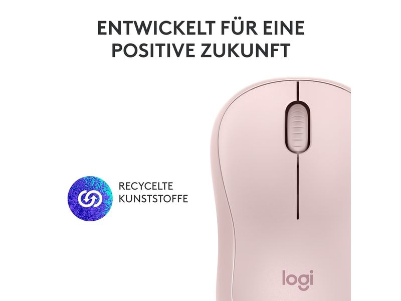 Logitech Maus M240 Silent Bluetooth Geräuscharme Bluetooth-Maus mit langer Batterielaufzeit und komfortablem Design