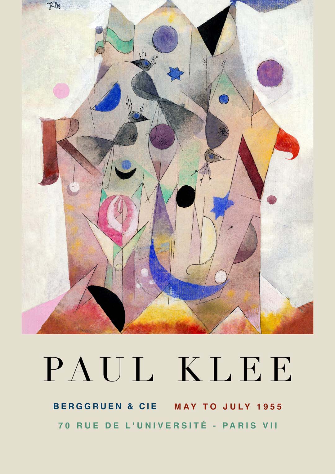 Paul Klee Persische Nachtigallen Kunstausstellung