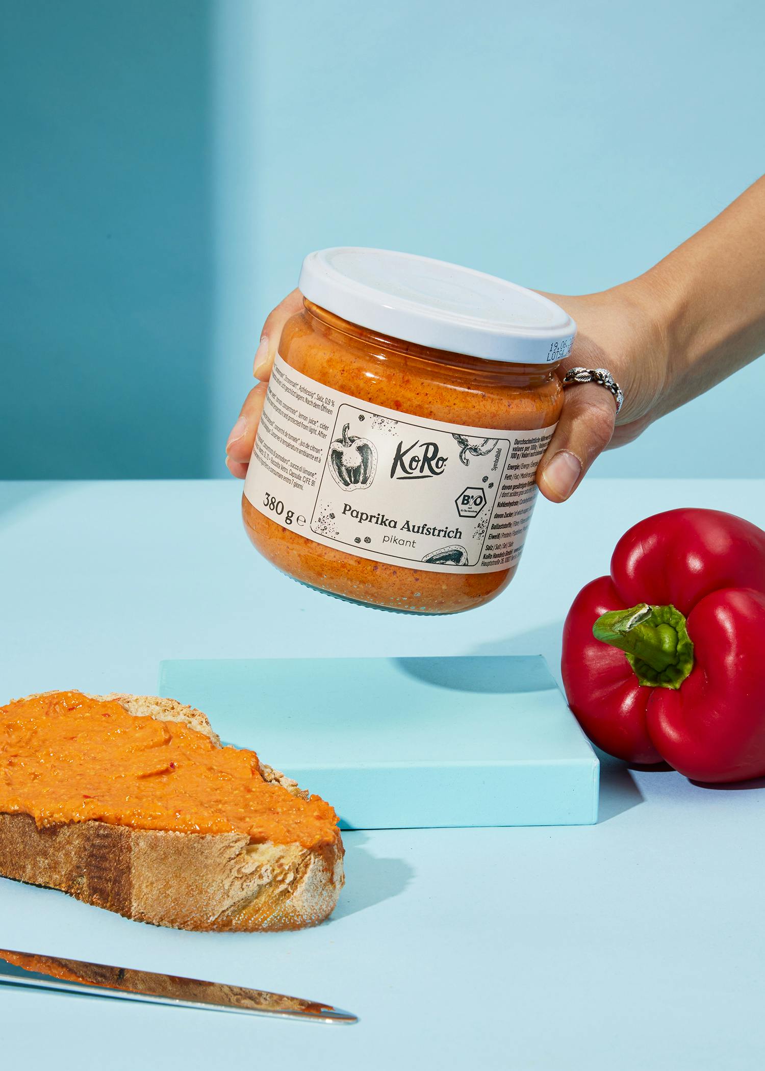 Pikanter Bio Paprika Aufstrich 380 g