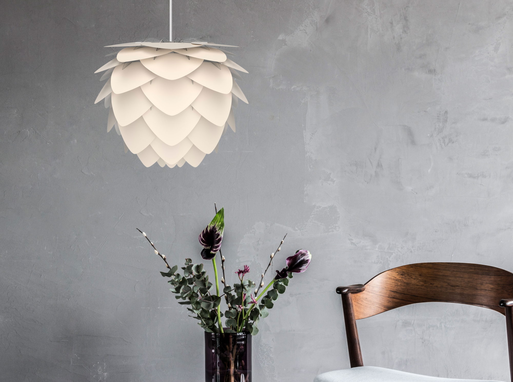Lampenkap Aluvia mini Antraciet
