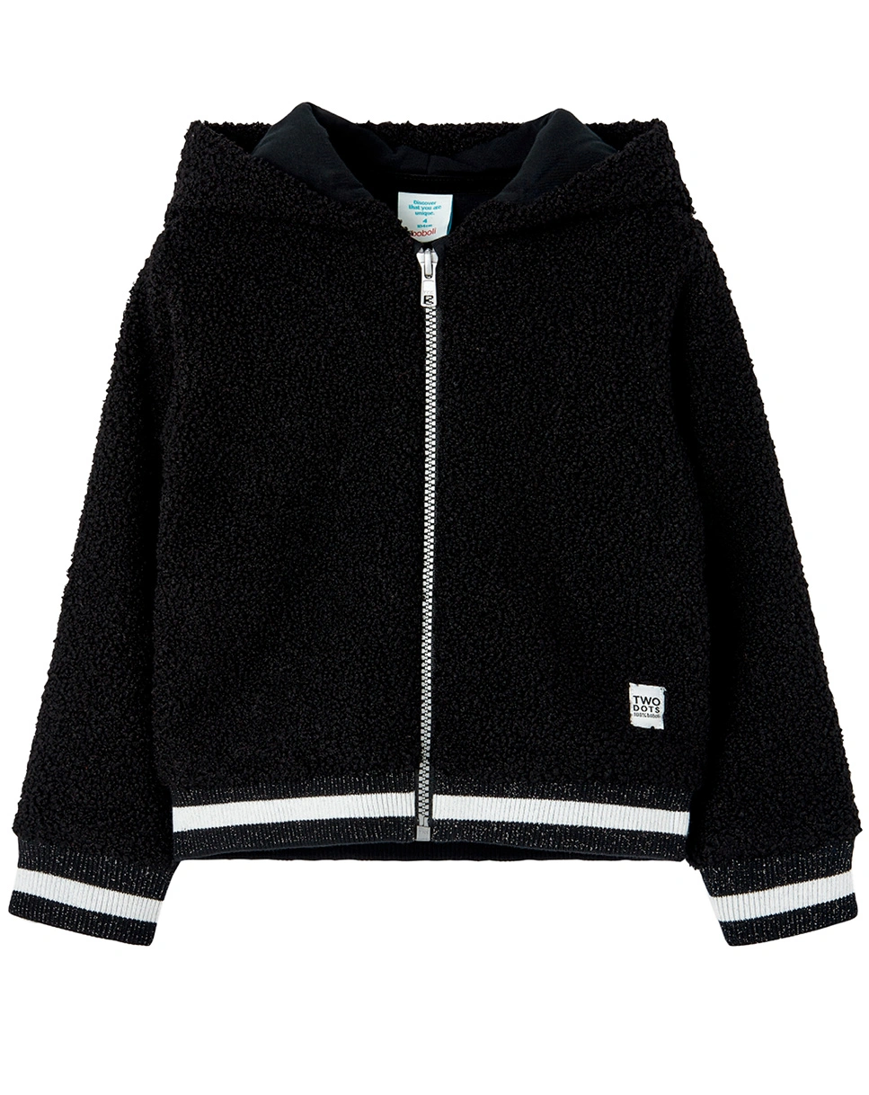 Plüschjacke BLACK BEAUTY in schwarz