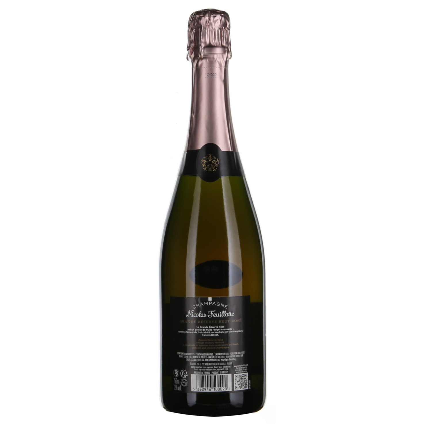 Champagne AOC Grande Réserve Rosé Nicolas Feuillatte Brut -75cl