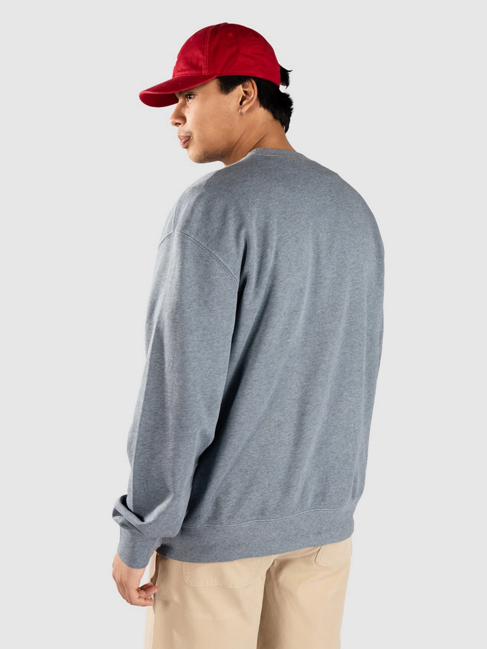 Carhartt WIP Caspian Sweater clay blue heather/garment