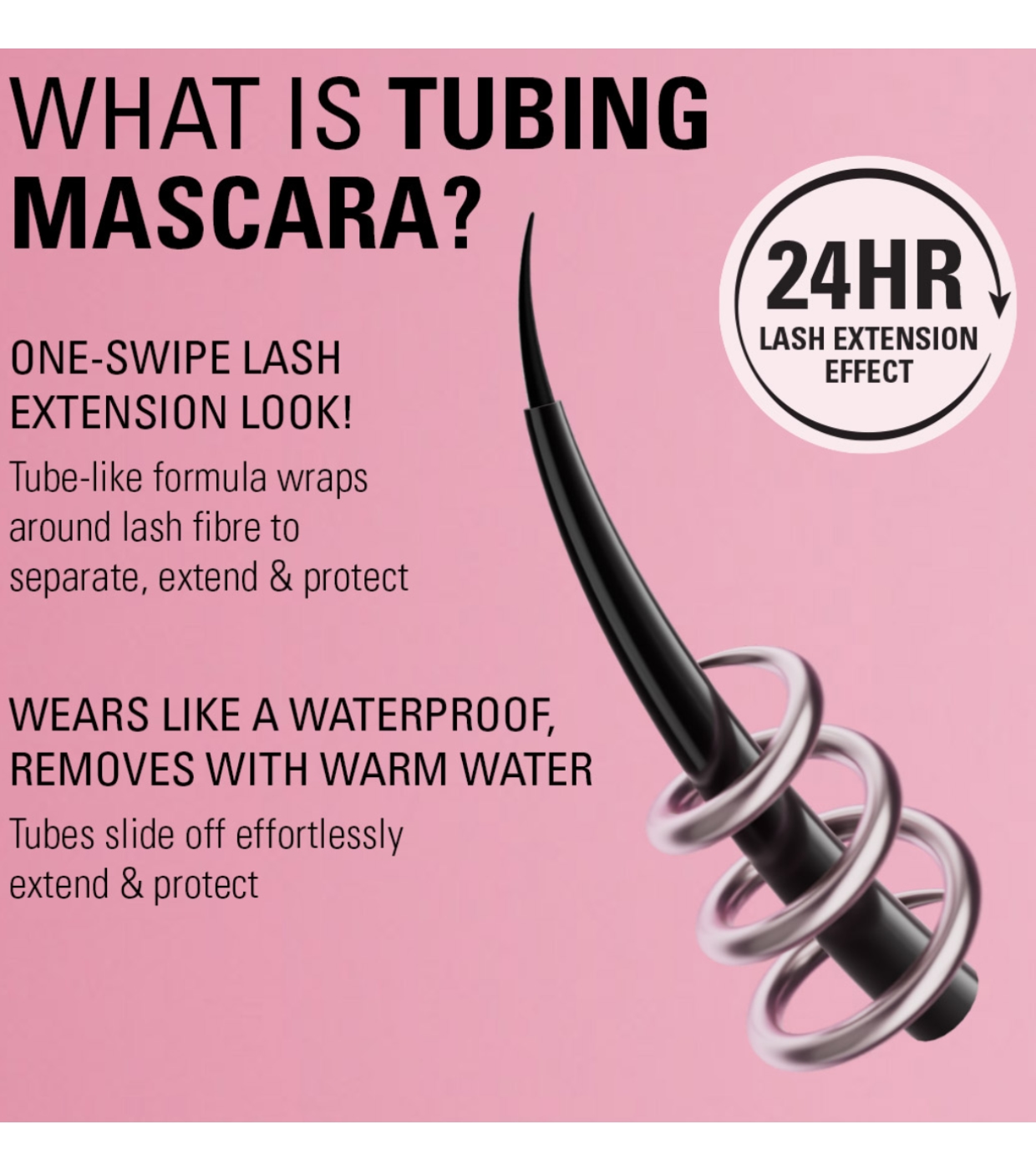 Makeup Revolution - Máscara para Cílios Wrap Lash - Black