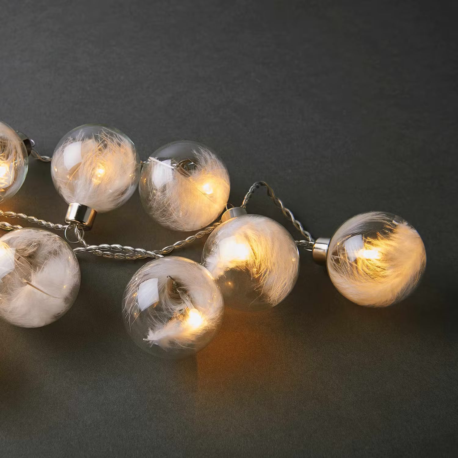 FEATHERS LED Lichterkette 4er-Set