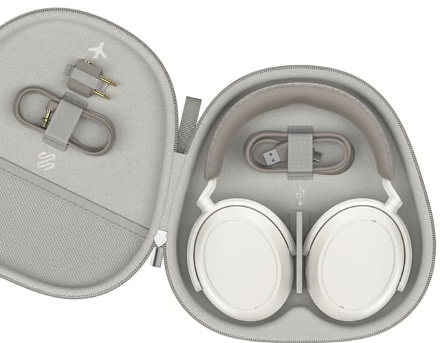 Sennheiser Momentum 4 trådløse around-ear høretelefoner (hvid)