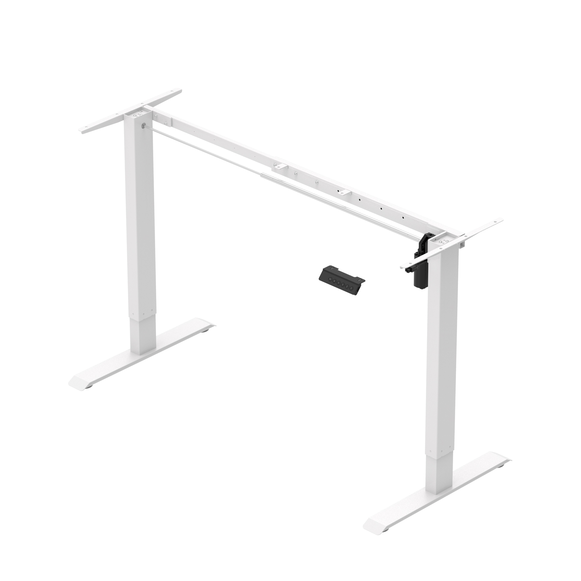 Stehpult elektrisch BUDGET weiss 140 x 70 cm