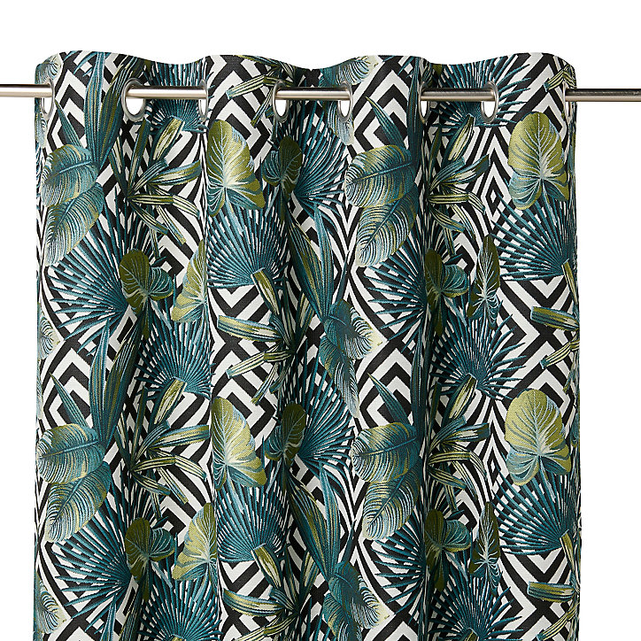 Rideau GoodHome Manfuy multicolore l.140 x H.260 cm