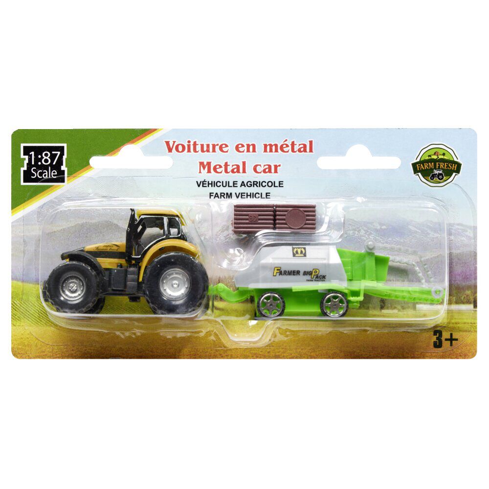 Tracteur avec remorque L20cm (6 modèles)