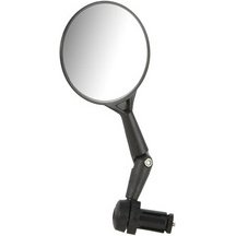 Rétroviseur de vélo grand angle, noir