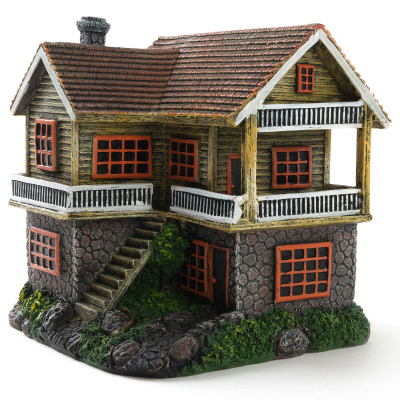 Deep Sea Aquariumdekoration Alpenhaus 12.9x13.5x14.2cm