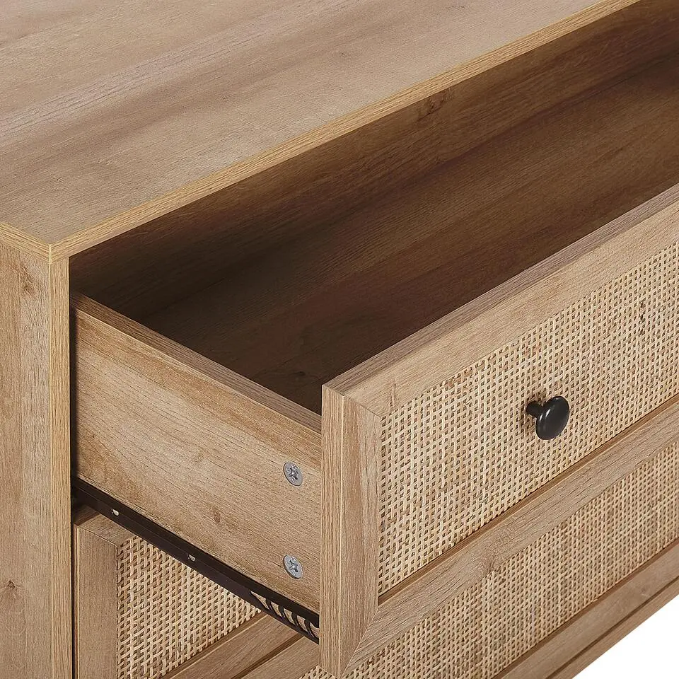 PONCA - Commode - Lichte houtkleur - Vezelplaat