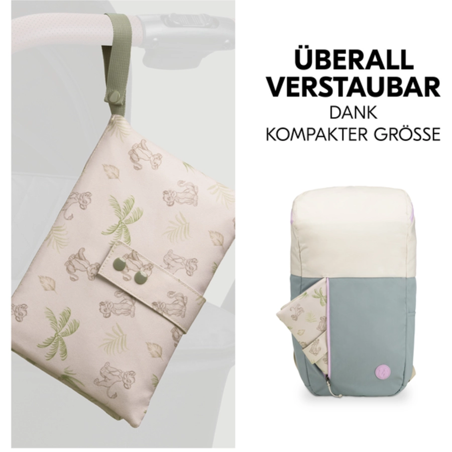 hauck Windeltasche mit Wickelauflage Change N Walk Simba Beige