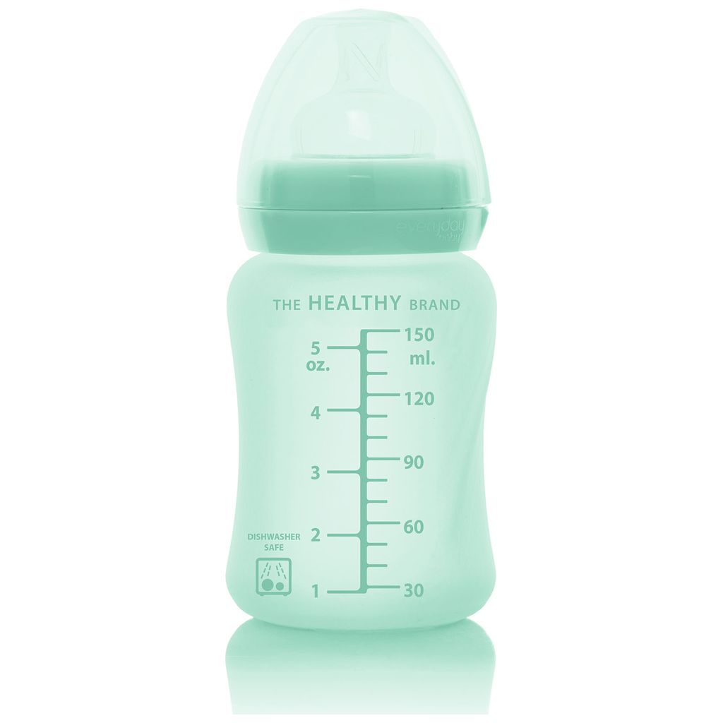 Everyday BabyEveryday Baby   Healthy + Glas Babyflasche mint green 150ml