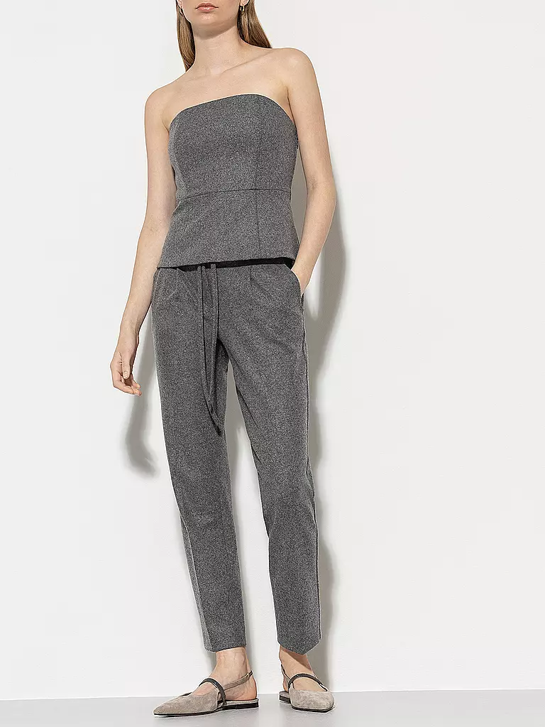 LUISA CERANO Hose Jogging Fit  grau
