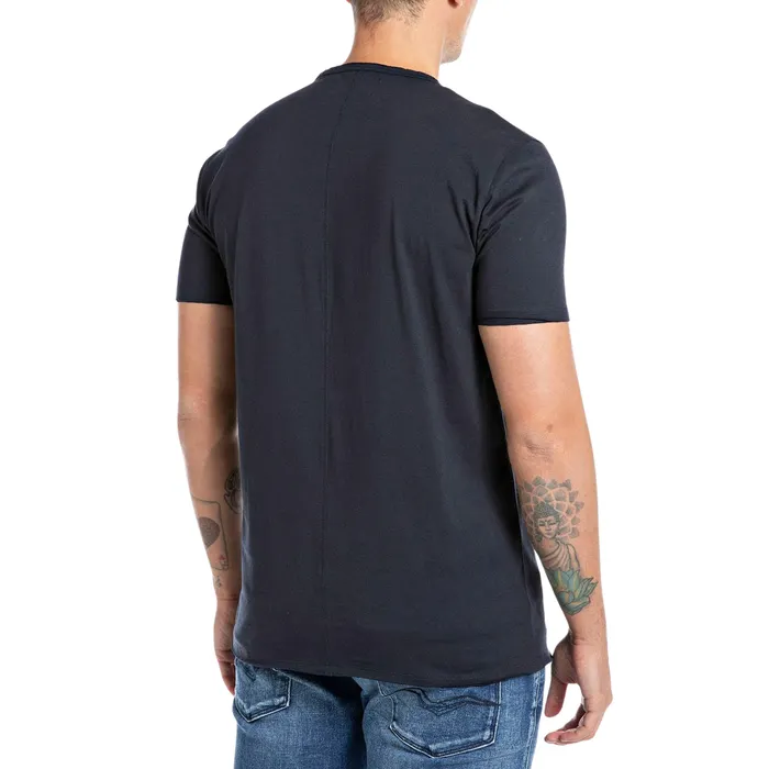 Replay Raw Cut V-neck Shirt Heren
