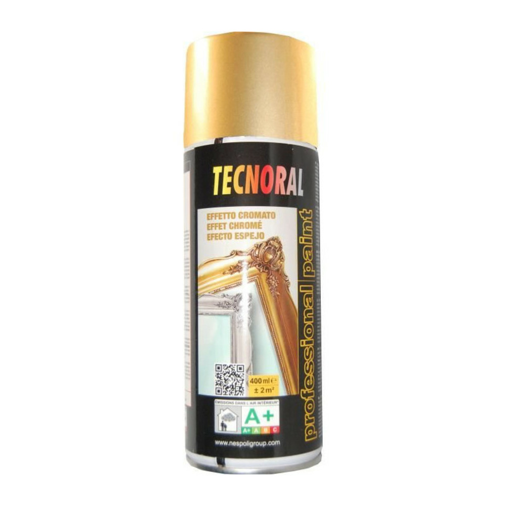 - bombe de peinture aérosol - effet chromé argent