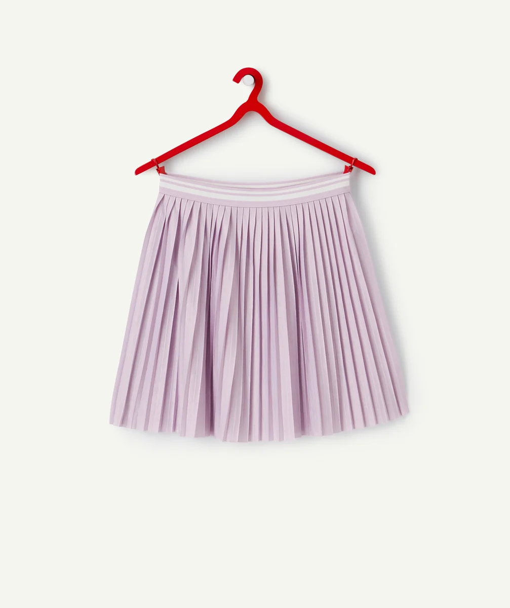 JUPE PARME COURTE PLISSÉE FILLE