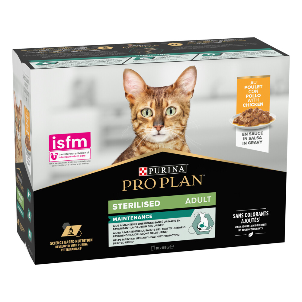 Pro Plan Sterilised Nutrisavour Adult Kip10 x 85 gr