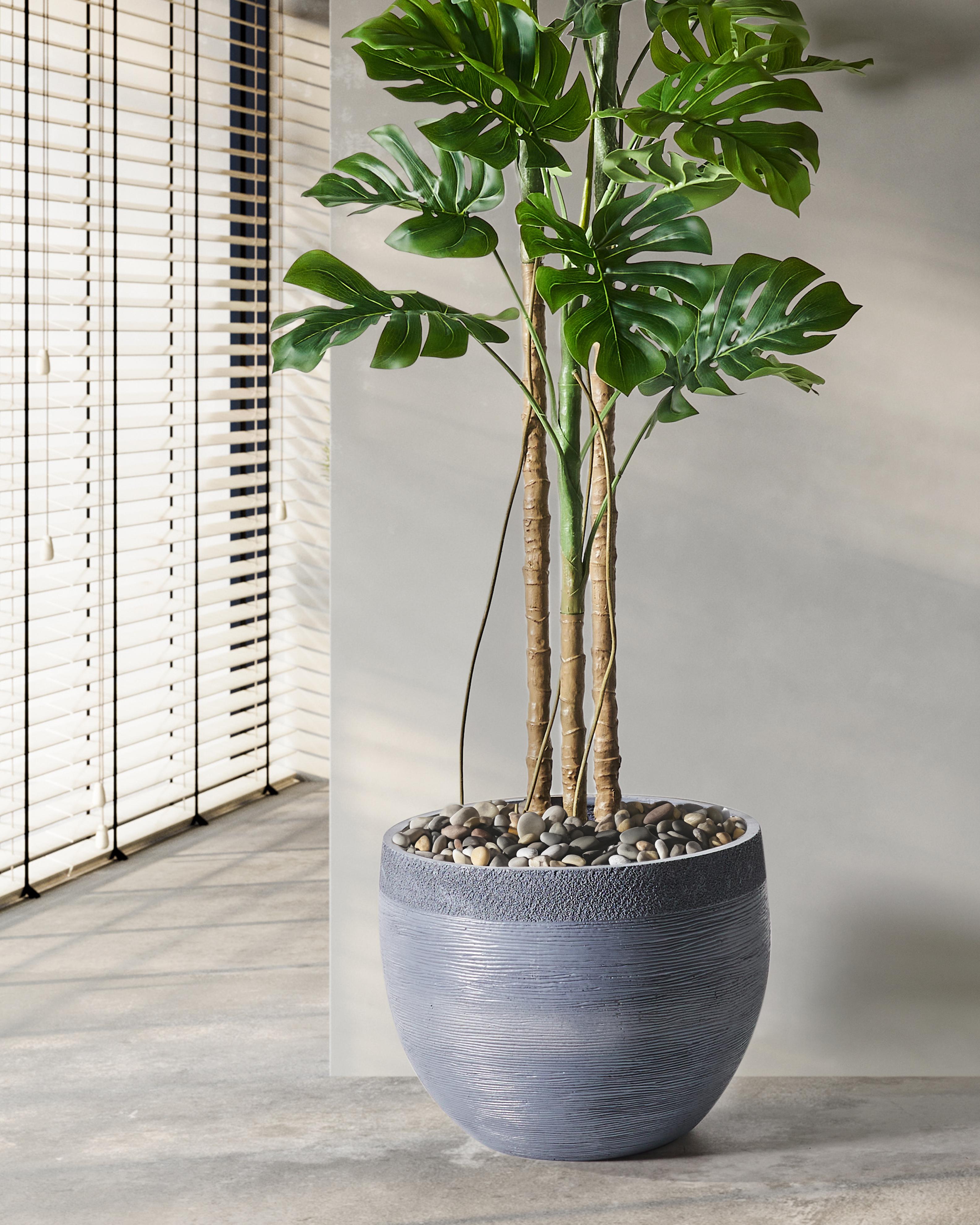 Bloempot ZAKROS 50 cm Grijs